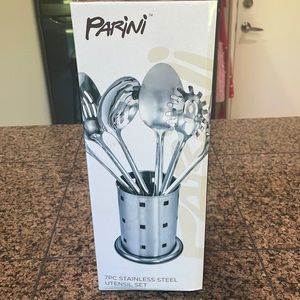7pc stainless steel utensil set